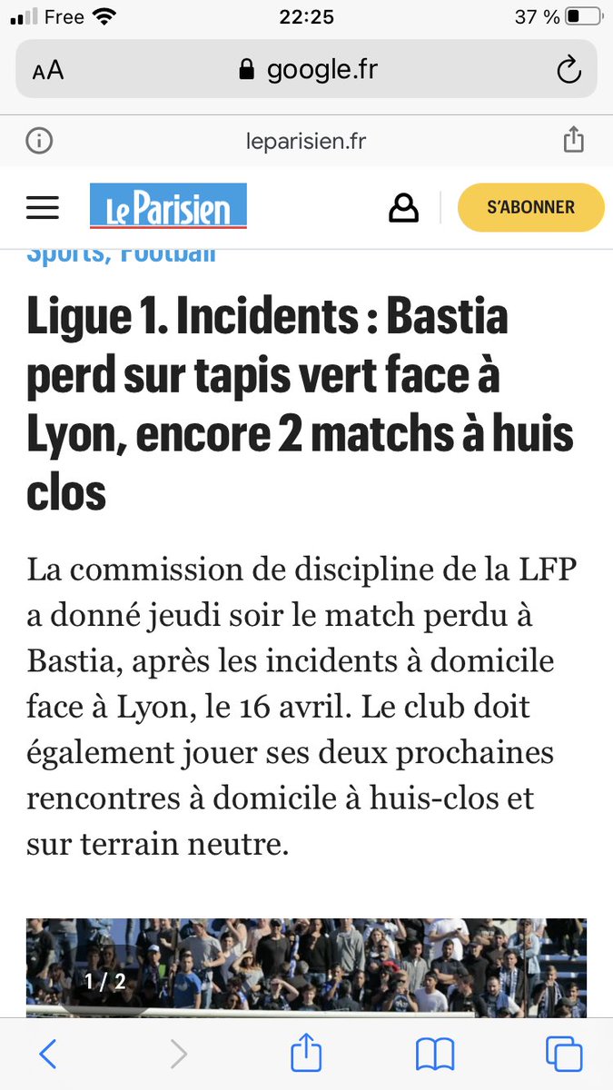 GuilDcqt's tweet image. Il y a 4 ans. Des supporters bastiais étaient venus sur la pelouse pour frapper des joueurs lyonnais. 

Résultat ? Victoire sur tapis vert pour l’OL. 

@LFPfr, on attend maintenant, et on ne se laissera pas baiser une enieme fois.