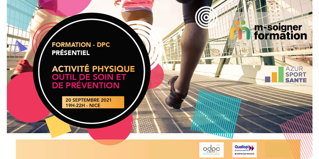 M_Soigner's tweet image. 🔔 J-30 ! Formation #DPC : A la rentrée, on ne perd pas le rythme : soignants apprenez à prescrire le sport-santé. Toutes les expériences en PACA. En sav.+  : cutt.ly/NQ7fw48 @Azur_SportSante #formationmedicale
🗓 20 sept - Présentiel - Nice
👨‍Expert : Pr François Carré