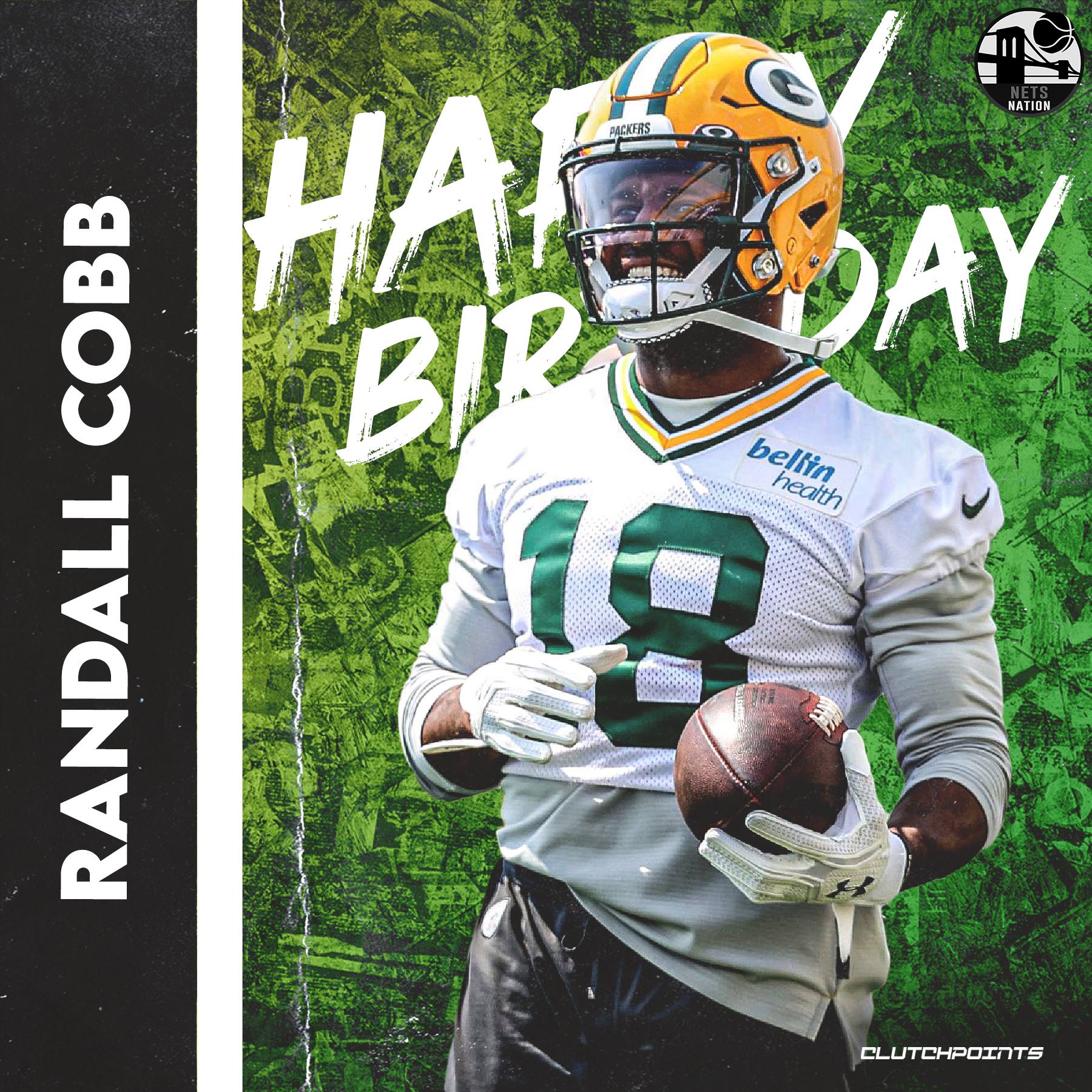 Join Packers Nation in greeting Randall Cobb a happy 31st birthday! 