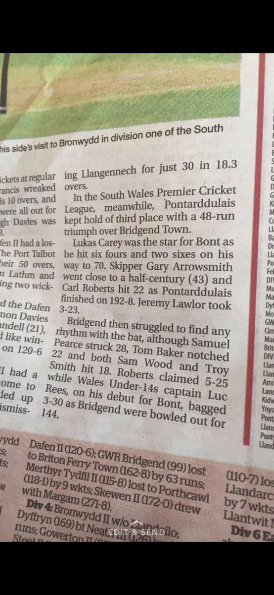 4 years ago this weekend. First team debut under 14 and 3 wickets.
Great day <a href="/ReesLuc13/">Luc Rees</a> made special by <a href="/LukasCarey/">Lukas Carey</a> 👌