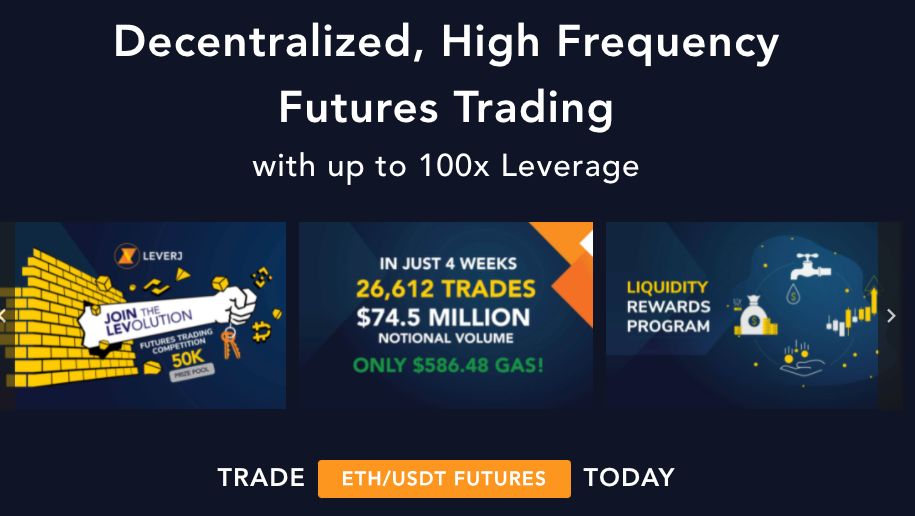 Leverj_io's tweet photo. A full featured, #decentralized futures exchange without compromise.
Leverj uses @GluonNetwork, a bespoke and enhanced version of #plasma that offers the scalability and speed of a centralized exchange. #DeFi #Layer2  https://t.co/sEnypj0h6M https://t.co/typtAN7IdA