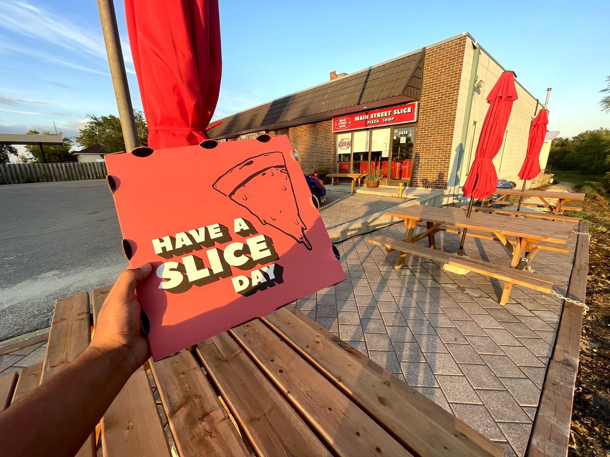 Rain or shine, we hope you have a real “slice” day!!
Speaking of slice, we have our cruise night special going on right now!😏
We’ll take 15% off for every 3 slices you get!

Open 3pm -8pm today!

#pizza #pizzafam #pizzafamily #slice #mainstreetslice #local #localeats #cruzenight