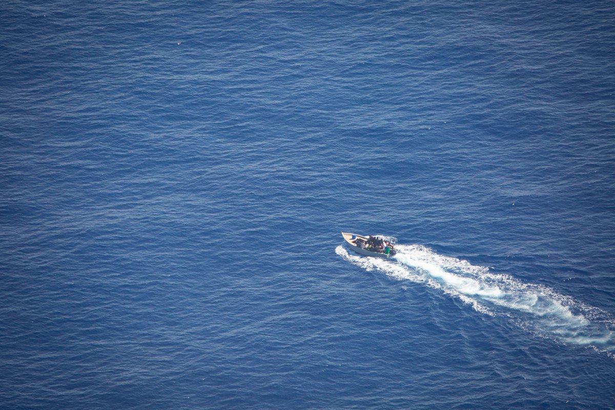 #Moonbird spotted 2 boats in distress today – but all authorities remain inactive. The so-called Libyan rescue coordination center is not reachable, Malta ignores, and Italy says it is Libya's responsibility. These 60 people can not wait until they finally answer the phone!