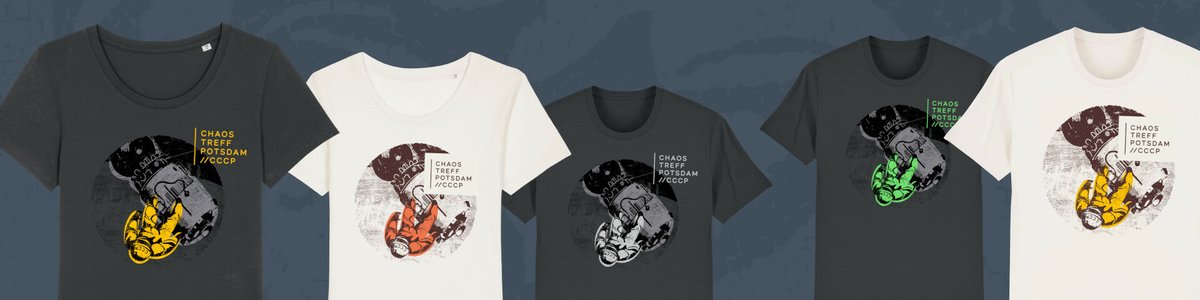 Was länge währt, wird endlich Shirt: Wir bekommen Chaostreff-Merch 👕!

T-Shirts mit Chaostreff-Logo könnt ihr ab jetzt hier vorbestellen: tickets.ccc-p.org/cccp-merch/
