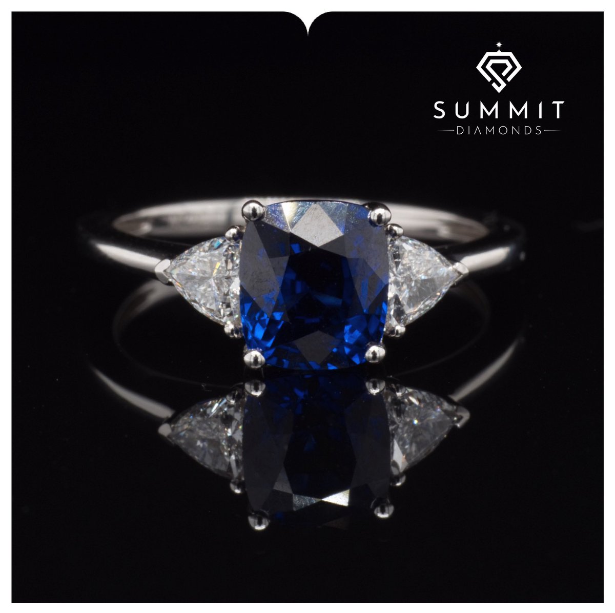 DiamondsSummit's tweet photo. This is an exquisite ring that expels modern vibes and elegance by simply showcasing perfectly cut high-quality #Diamonds &amp; #Sapphire.
Visit Summit Diamonds at 736 Granville St. Suite 1126, Vancouver, and find more unique pieces like this. 
#treatyourself #sapphirering #giftideas https://t.co/5CcHbxGpsm