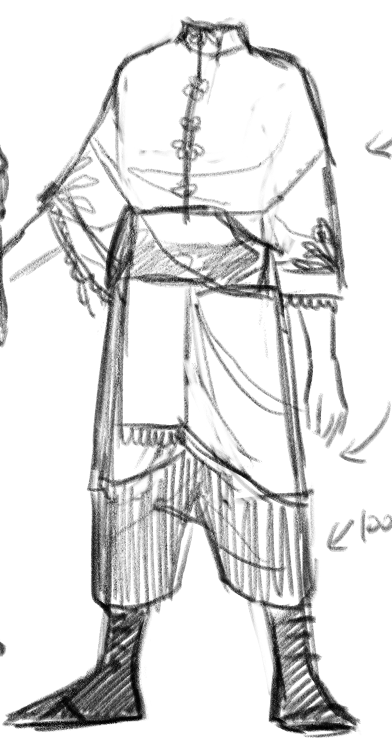 clothing sketches from stream!:D i totally didnt forget i had my mic muted for 80% of it