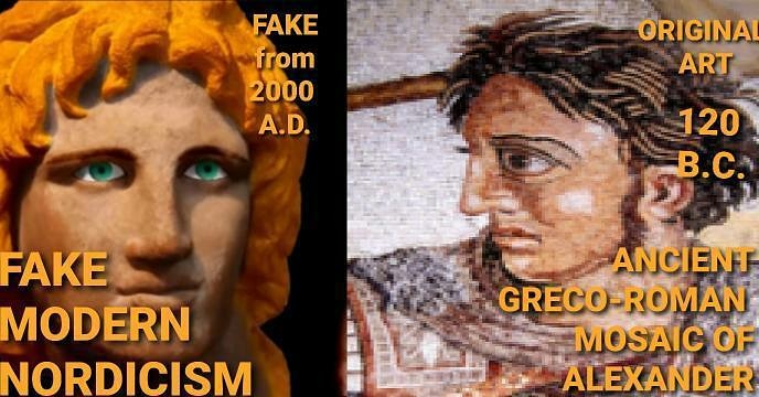 Thanato92215744's tweet photo. @NebesenMir @ATomasi__ IF Alexander was Yellow haired, then the Greeks and Romans would have depicted him as Yellow haired, but HE WAS NOT... Try to Cope with it. https://t.co/amG9a27gyX