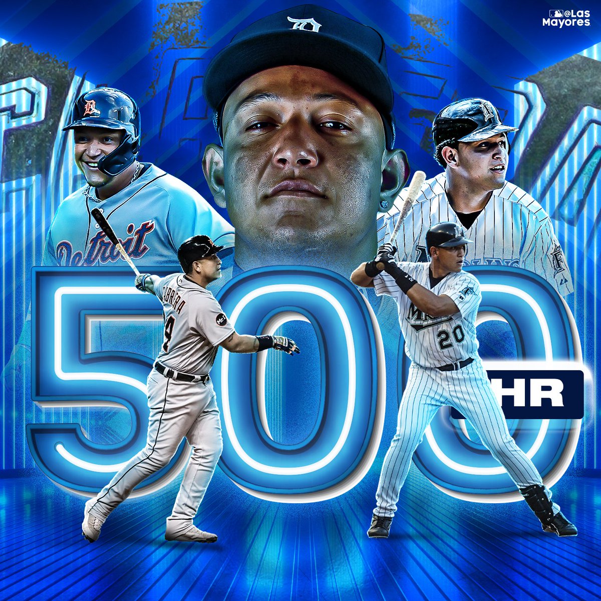 mlbespanol's tweet photo. ¡500! 🗣 ¡500! 🗣 ¡500! 🗣 MIGUEL CABRERA CONECTÓ EL HR #500 DE SU CARRERA. 👏👏👏 https://t.co/7MfchsCKcg