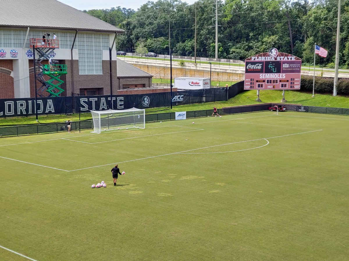 FSUCoachesVideo's tweet photo. Even though @FSUFootball has made it to the 🏁 of #TrainingCamp2021 the #WORK doesn't 🛑 for @FSUCoachesVideo as @FSUSoccer Host Alabama today in their 2nd Home Game!!!! #VideoU #GONOLES #UNCONQUERED #UNFINISHEDBUSINESS #OneTribe....🍢🍢🍢🍢 https://t.co/2MJmYncwn2