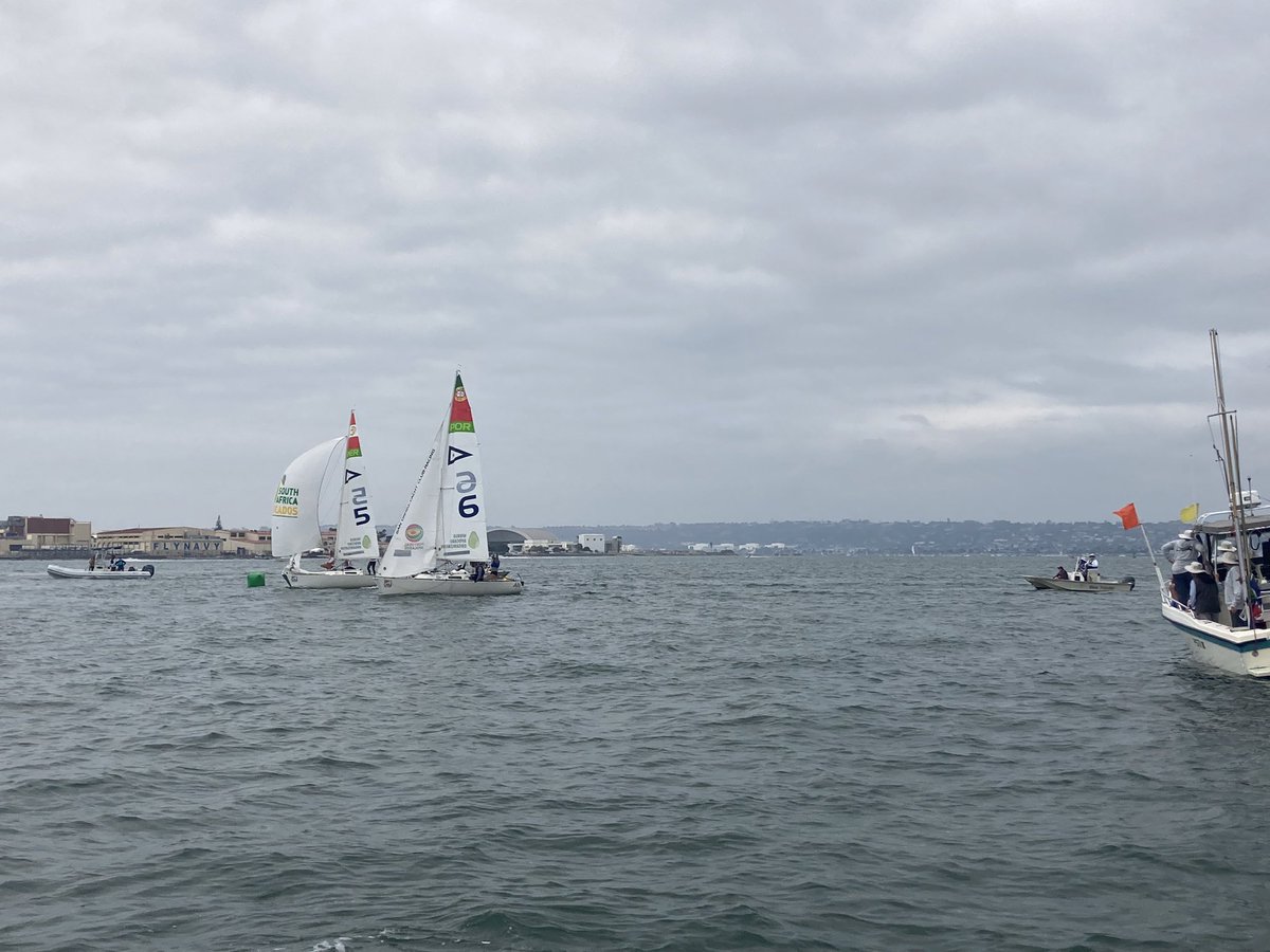 Blecher wins the first match of the Petite Finals, clearing her penalty just before the finish. #ussailing #uswmrc