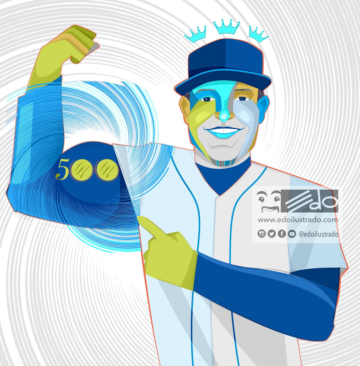 EdoSanabria's tweet photo. Grande Miguel Cabrera! Llegó a los 500 HR! #ArepaPower #Miggy500 #MLB #miguelcabrera https://t.co/dMwhH8Shno