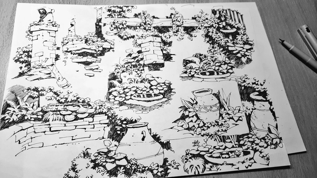 Drop your B&amp;W art, any medium https://t.co/x9E4fzkfHQ 