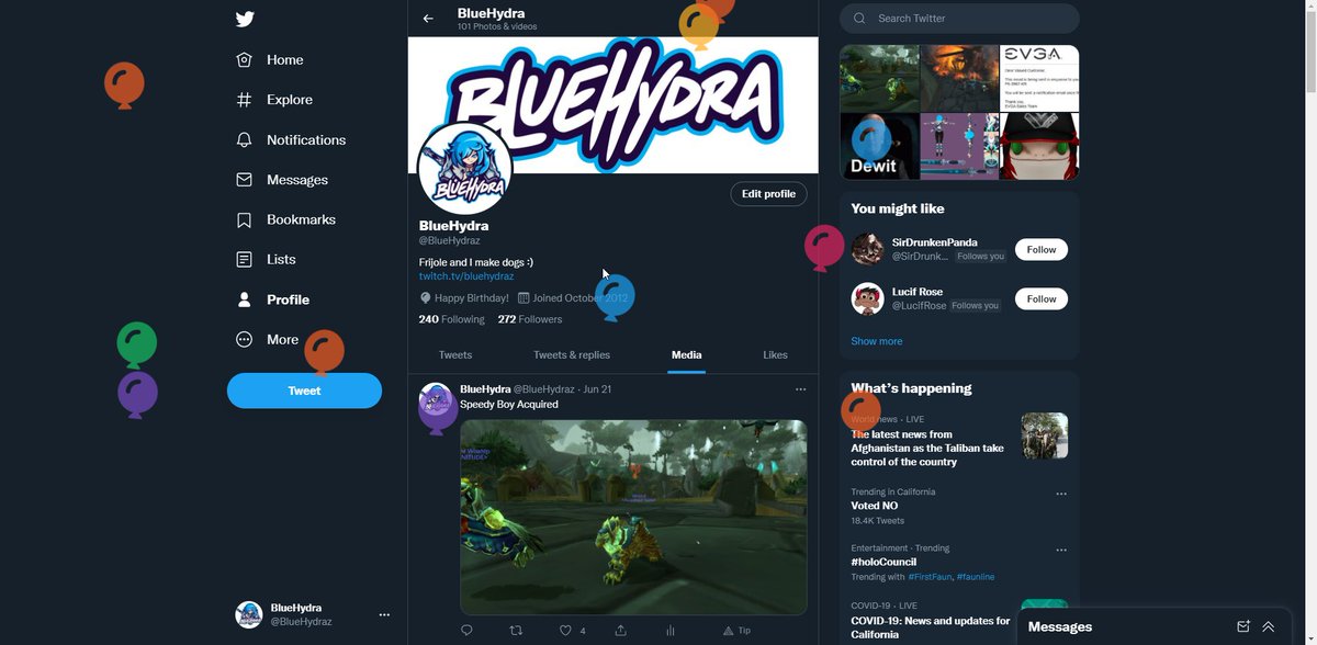 BlueHydraz's tweet image. Get these things off my screen.