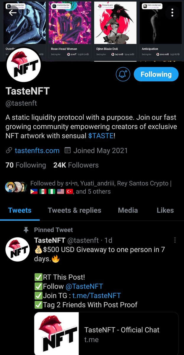 Students_Cash's tweet photo. @ladycryptonic @tastenft @AndriiiYuati @ZachBoychuk @godcrypt1 Thank you https://t.co/15HIe16dfS