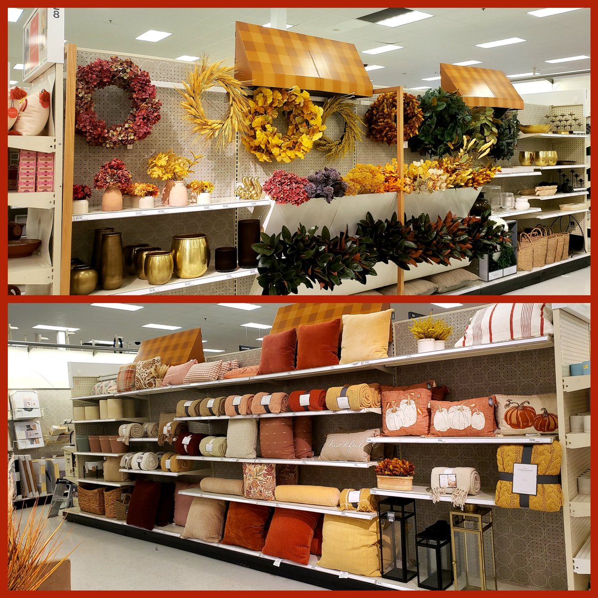 Look at these gorgeous colors!  I am absolutely in love with this fall set! It was beyond fun setting and even more fun helping guests pick out new fall decor for their homes! ♡ This set is a major hit and everyone whats to get a piece of it!!!