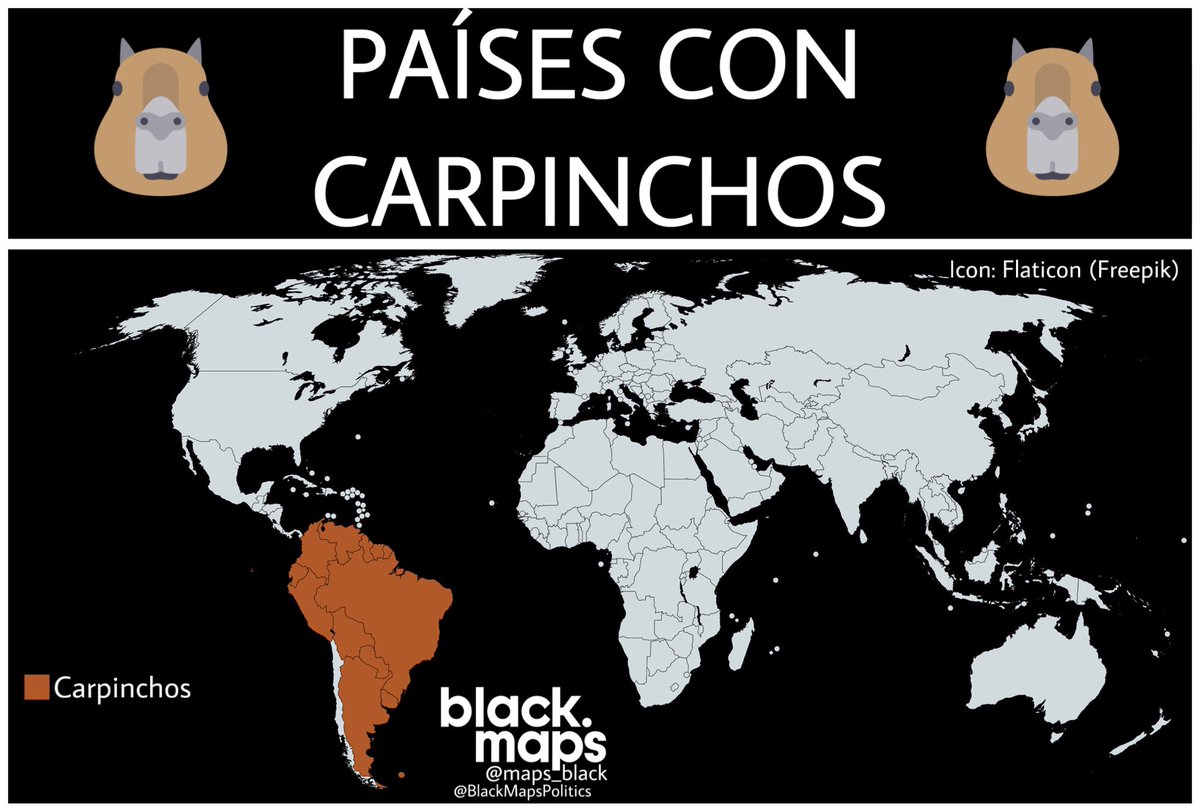 Países con carpinchos