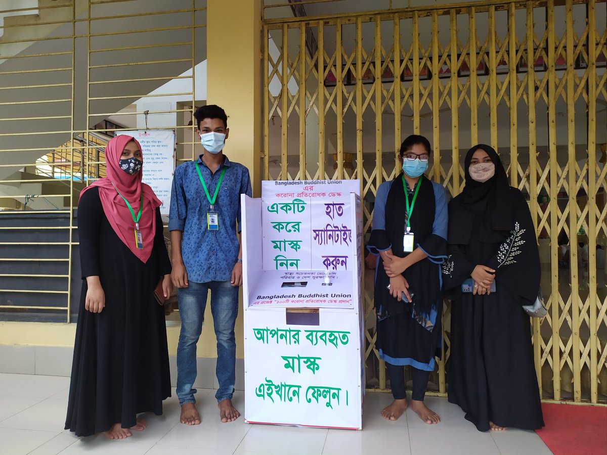 rbrimonbarua's tweet photo. Project "Corona Resistant Desk" of @youthpositionbd supported by Bangladesh Buddhist Union.
#ypbd #youthposition #youthpositionbangladesh #Covid_19 #COVID #sdgs #Bangladesh https://t.co/yp2jLYbzFC