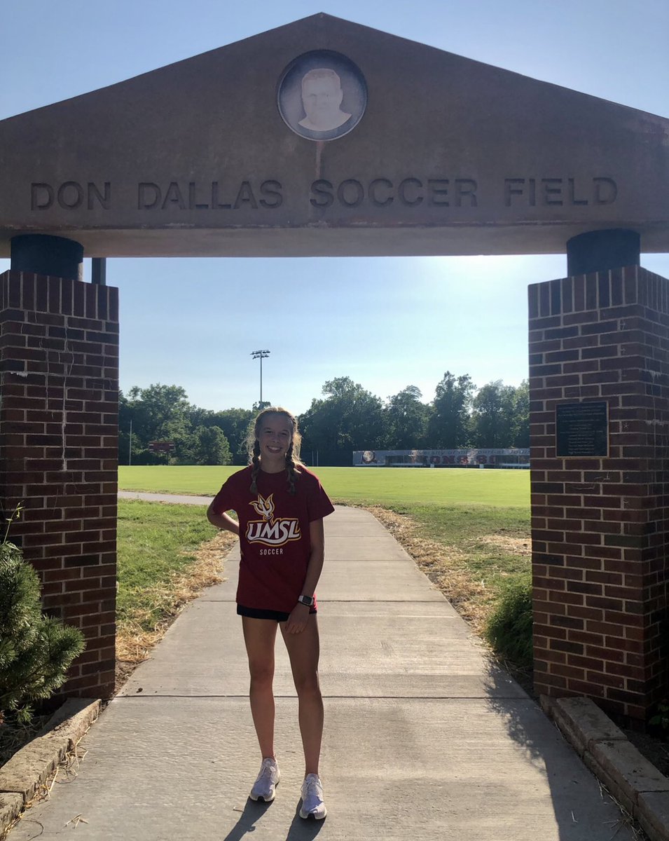 I am super excited to announce my verbal commitment to University of Missouri-St. Louis to continue my academic &amp; soccer career.
<a href="/UMSLWSOC/">UMSL Women's Soccer</a> <a href="/LFA_Tottleben/">Lou Fusz Athletic 05G Tottleben</a> <a href="/LHS_GSoccer/">Lafayette Girls Soccer</a> <a href="/LouFuszSoccer/">Lou Fusz Soccer Club</a>