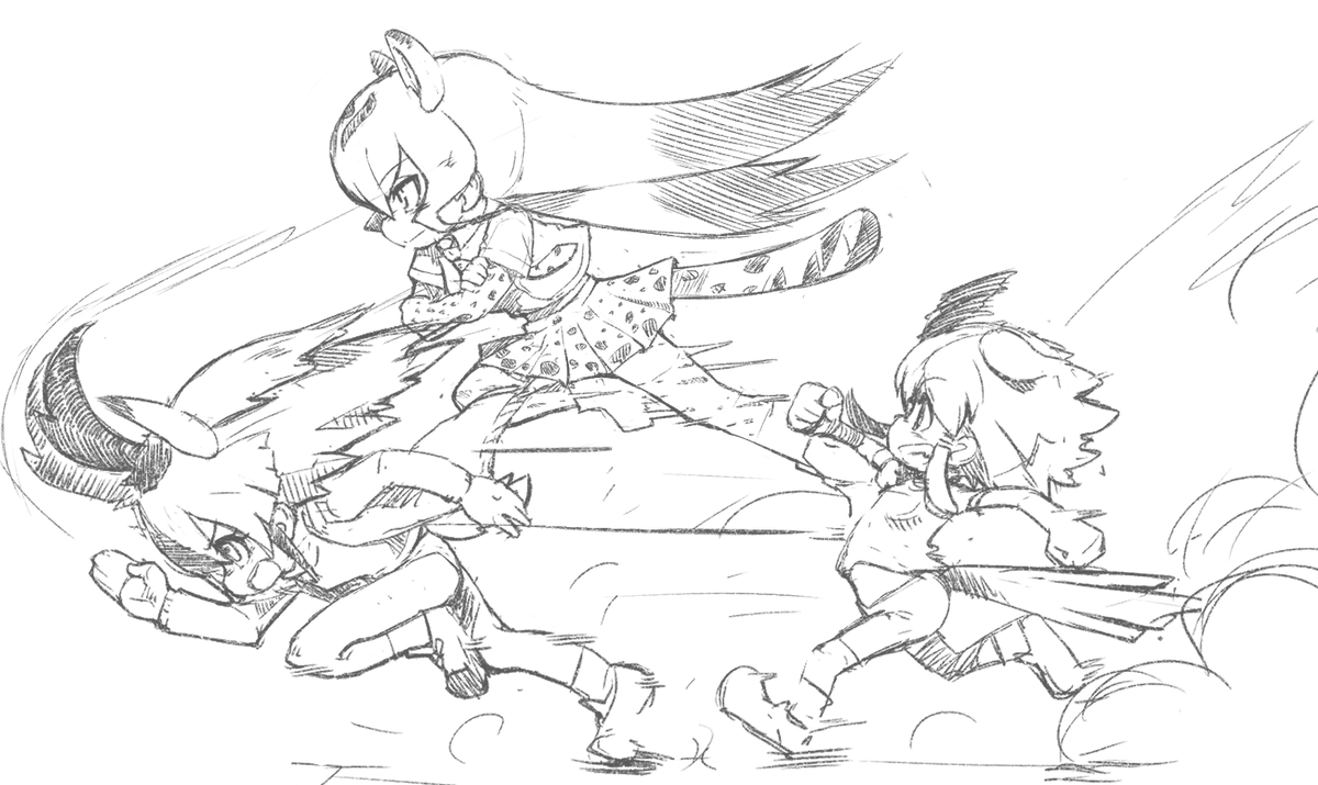 前回もそうだけど ロードランナーが
一番しっくりくる

プ様はツノで空気壁をやぶり
ロードはスリップストーム
チタはチップダッシュ=十傑走り 