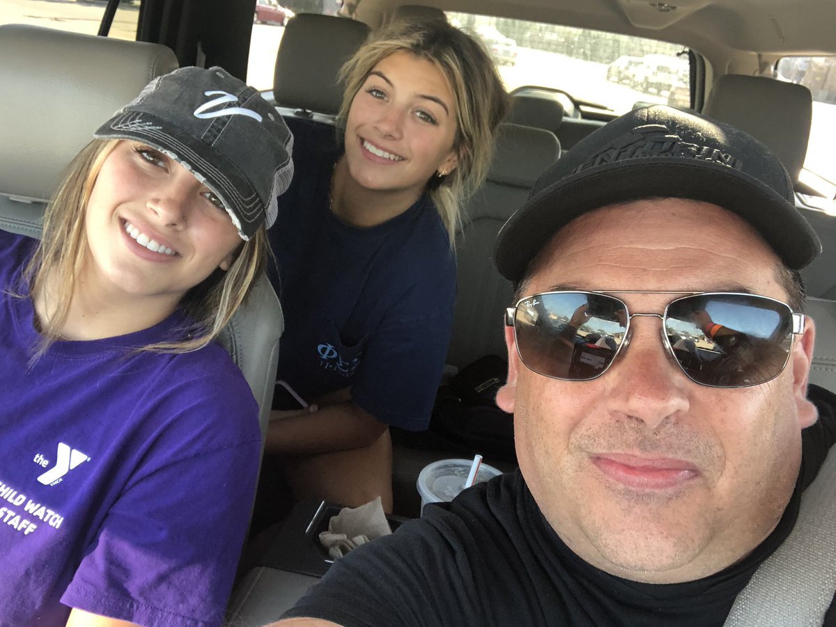 It’s been a minute. First time back at the track since ‘19. Got to visit victory lane w/@CoreyHeim3 <a href="/VenturiniMotor/">VenturiniMotorsports</a> b4 stopping off on campus to treat my broke college daughters to dinner😄