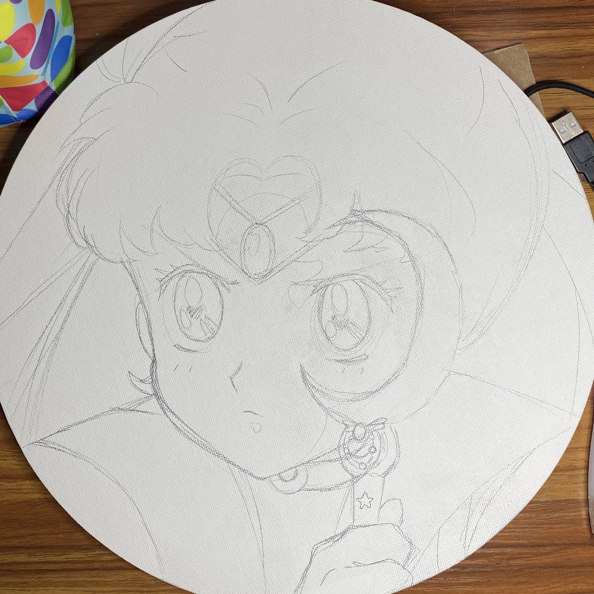 vnxssarts's tweet image. Sailor Moon progress from stream 💛

#artist #SailorMoon #stream