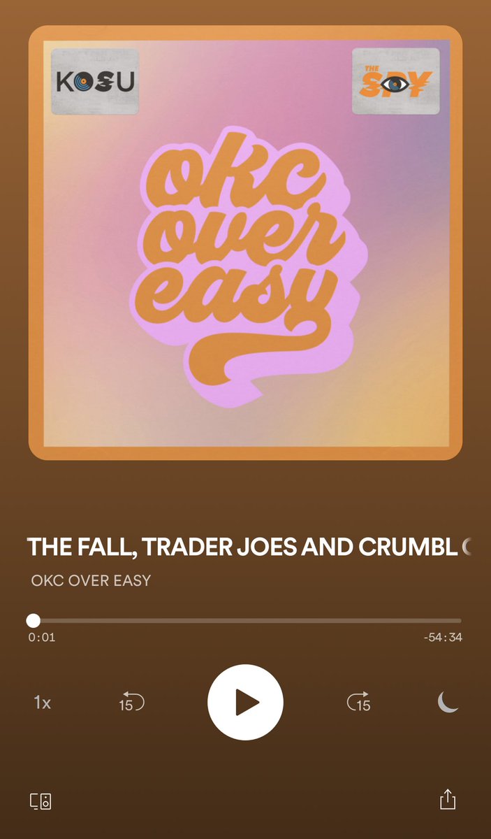 THE NEWEST EPISODE OF OKC OVER EASY IS LIVE! 🍁🌺🍪 open.spotify.com/episode/2XCUW4…