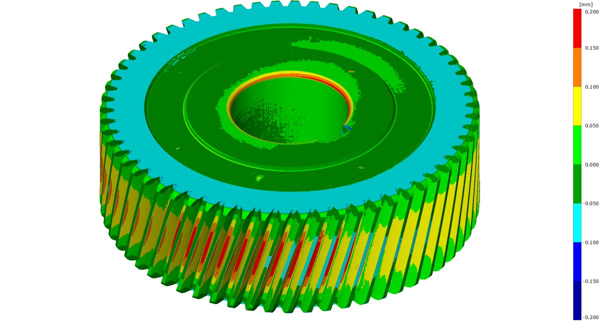 scan_xpress's tweet photo. Our team performed a helical gear quality control test for a prospective customer using @GOM_Metrology  ATOS Q. Check out the awesome finished 3D scan data!

To read the full story &amp; download the gear report: https://t.co/SfUq7tOL0T

#3D #Engineering https://t.co/TYy9sfEWZ2