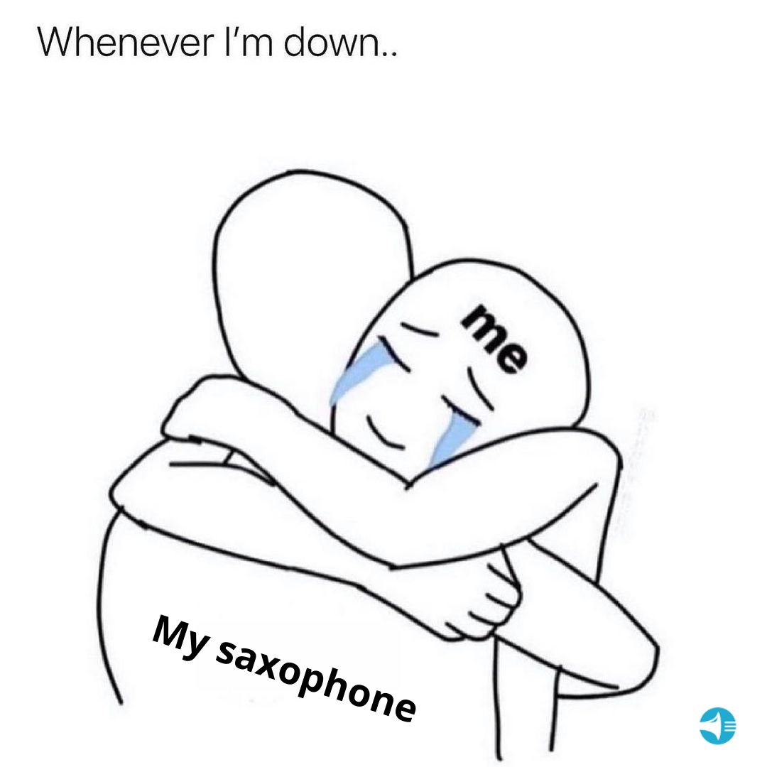 Just me and my sax. 😭🎷
#musicianmemes #musicmemes