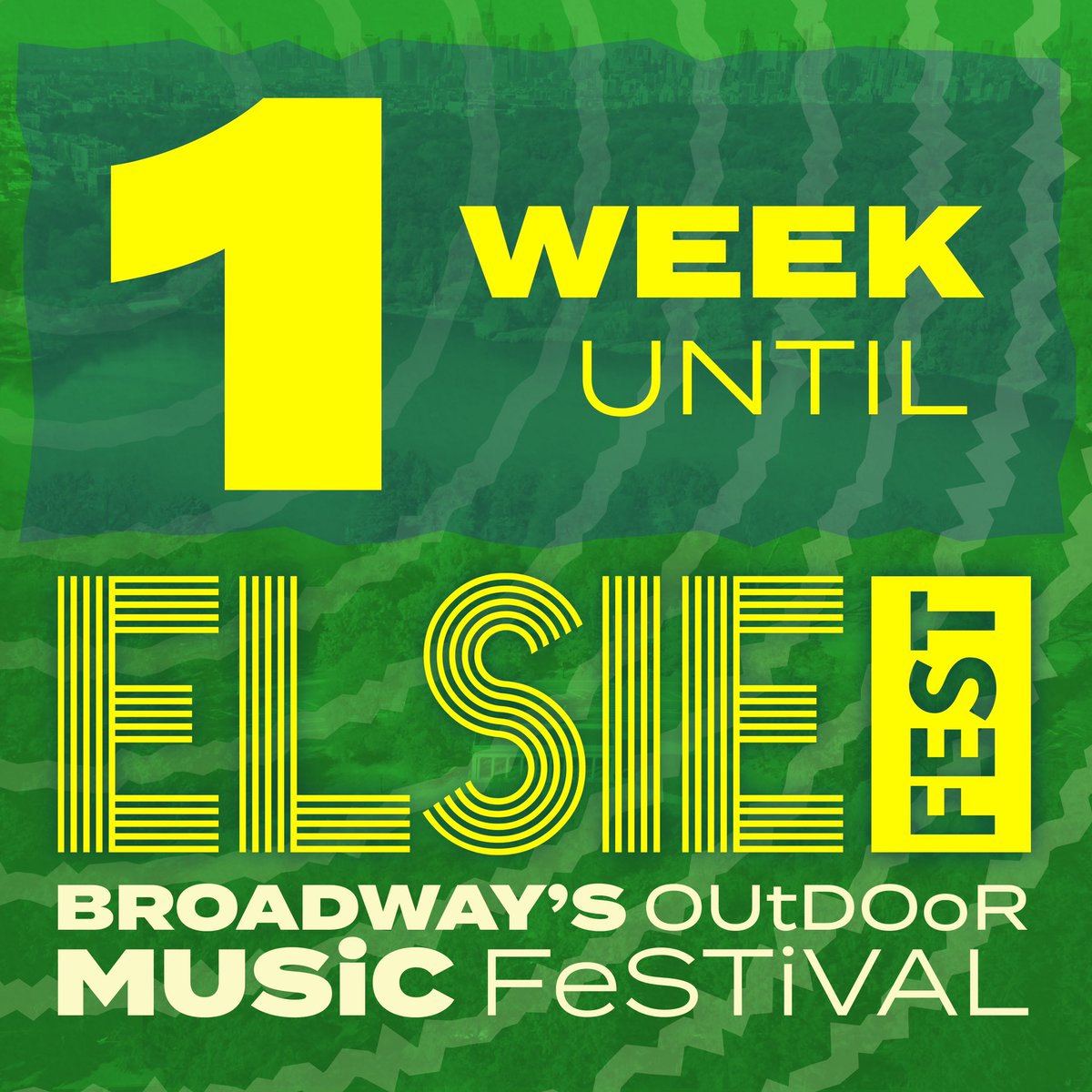 One week to go! #ElsieFest