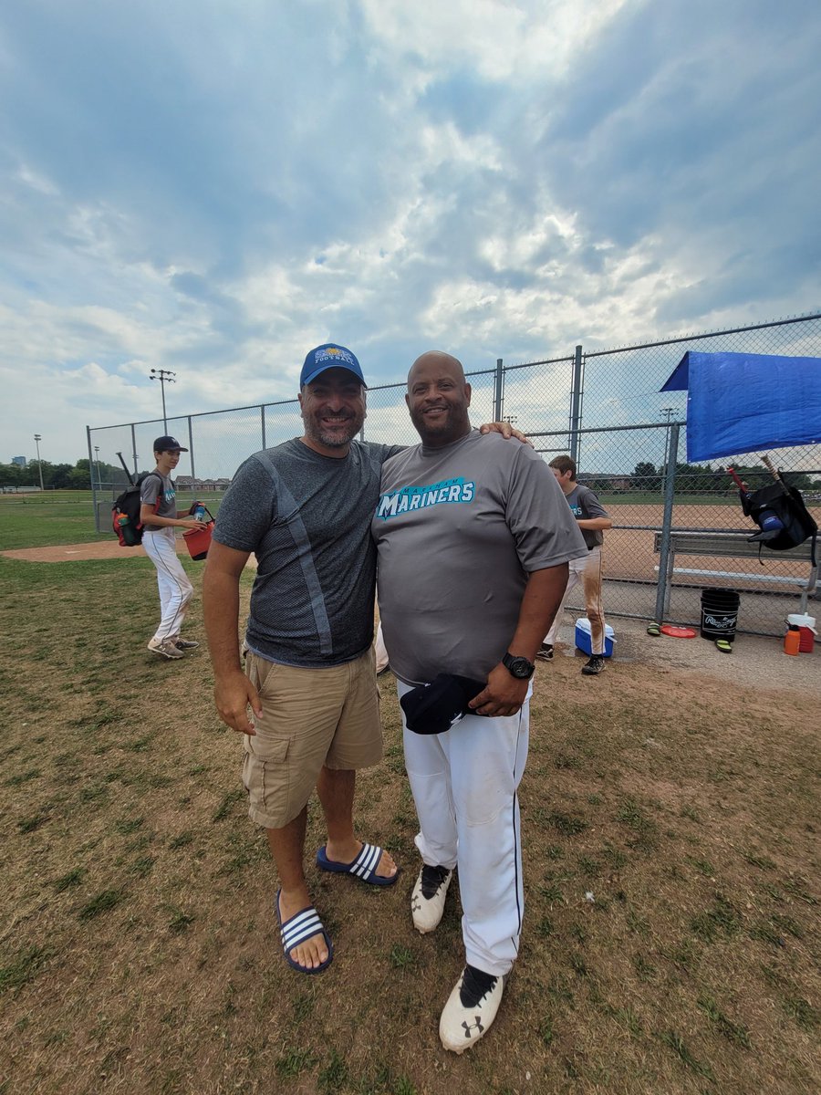 Great seeing my good friend @CGarel_Ycdsb as our boys battled it out in the final weekend of YSBA regular season play! A great guy that does a ton for his home + school communities! <a href="/stJOANchs/">St. Joan of Arc CHS</a> got a great one coming! Good luck to you, Isaac + the rest of the boys in the playoffs!