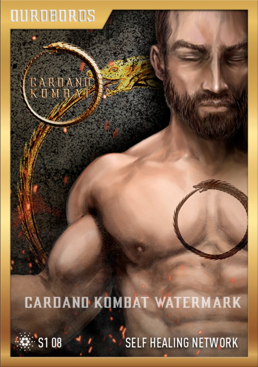 Here's the super rare NFT that's up for grabs - The GOLDEN OUROBOROS! Beautiful...