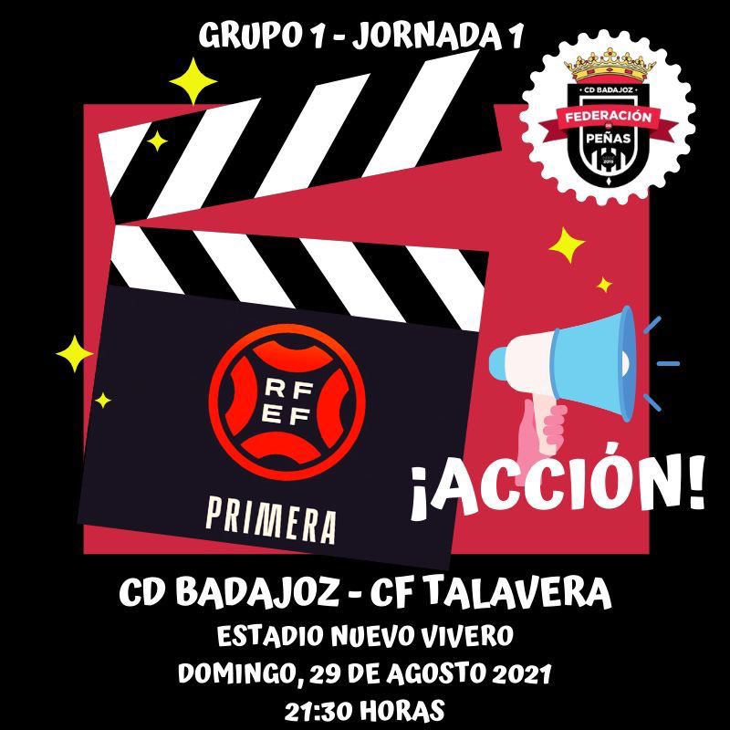 ¡Última prueba completada!

Dentro de una semana estaremos vibrando con nuestro querido <a href="/CDBadajoz/">CD Badajoz</a> .

¡Vamos a poner patas arriba el Templo!💪💪💪💪