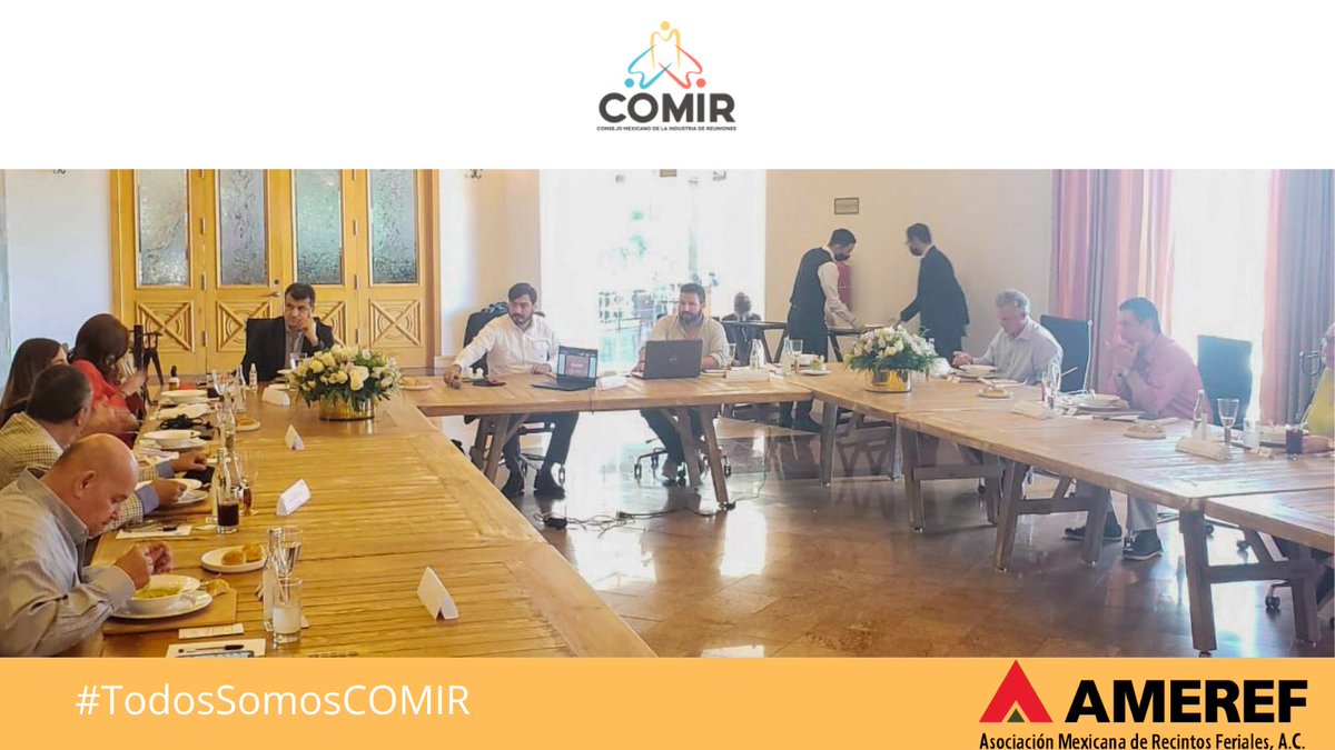 COMIR_'s tweet photo. Nuestro presidente Alejandro Ramírez Tabche estuvo presente en la Asamblea Ordinaria de #AMEREF

Asociación que agrupa a los Centros de Congresos, Exposiciones, Convenciones, Teatros, Arenas, Auditorios y Estadios más importantes del país #TODOSSOMOSCOMIR https://t.co/VFfwydf3H5