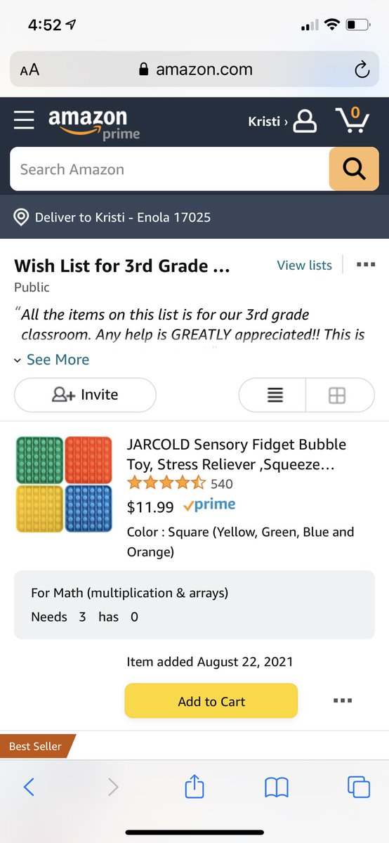 CherishToday08's tweet photo. Class size is at 28 and growing…need more poppers so each kid can use it during math (arrays & multiplication) #clearthelist @kathyireland #JohnClearMyList @BwcDeals #verifiedlist https://t.co/1d28qtVw9J https://t.co/3WZA6ZgSFe