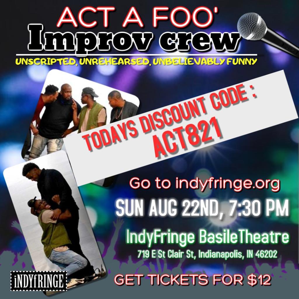 actafooimprov's tweet photo. $12 discounted tickets online for this hilarious improv comedy show!! See you tonight!! https://t.co/Rp5jgF8whg