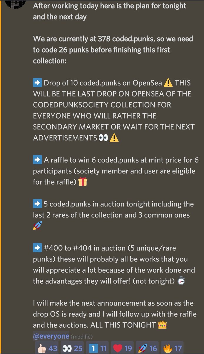 codedpunks's tweet image. :// 🚨 TH3 M0ST 1MP0RT4NT 4NN0UNC3MENT 🚨 #codedpunks

discord.gg/ZZNdndkbxg