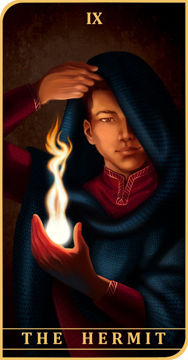 Ria_YuSora's tweet photo. #Krem #CremisiusAclassi #DragonAge #DragonAgeInquisition #art #fanart
Krem as Hermit, the 9th Major Arcana Card in Tarot. Searching for his freedom and personality. https://t.co/93o6okBAWt