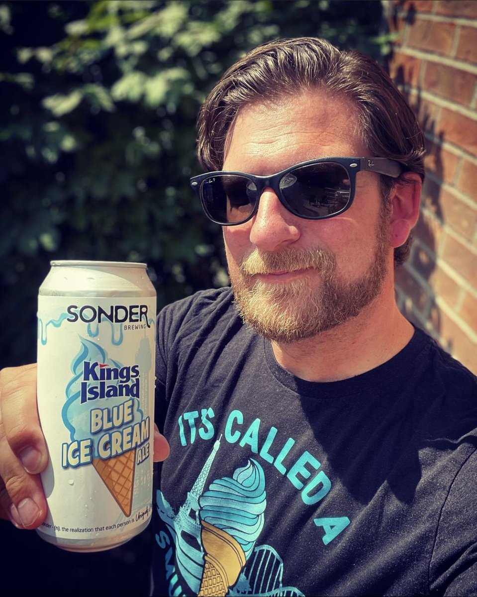 CincyShirts's tweet photo. #repost from Cincy Shirts fan John Siebert 💙🍦 Tag us for a chance to be featured!

#blueicecream #kingsisland #cincythings #allcincyallday #cincyshirts #sonderbrewing #smurfcone https://t.co/p00zGjfGEF