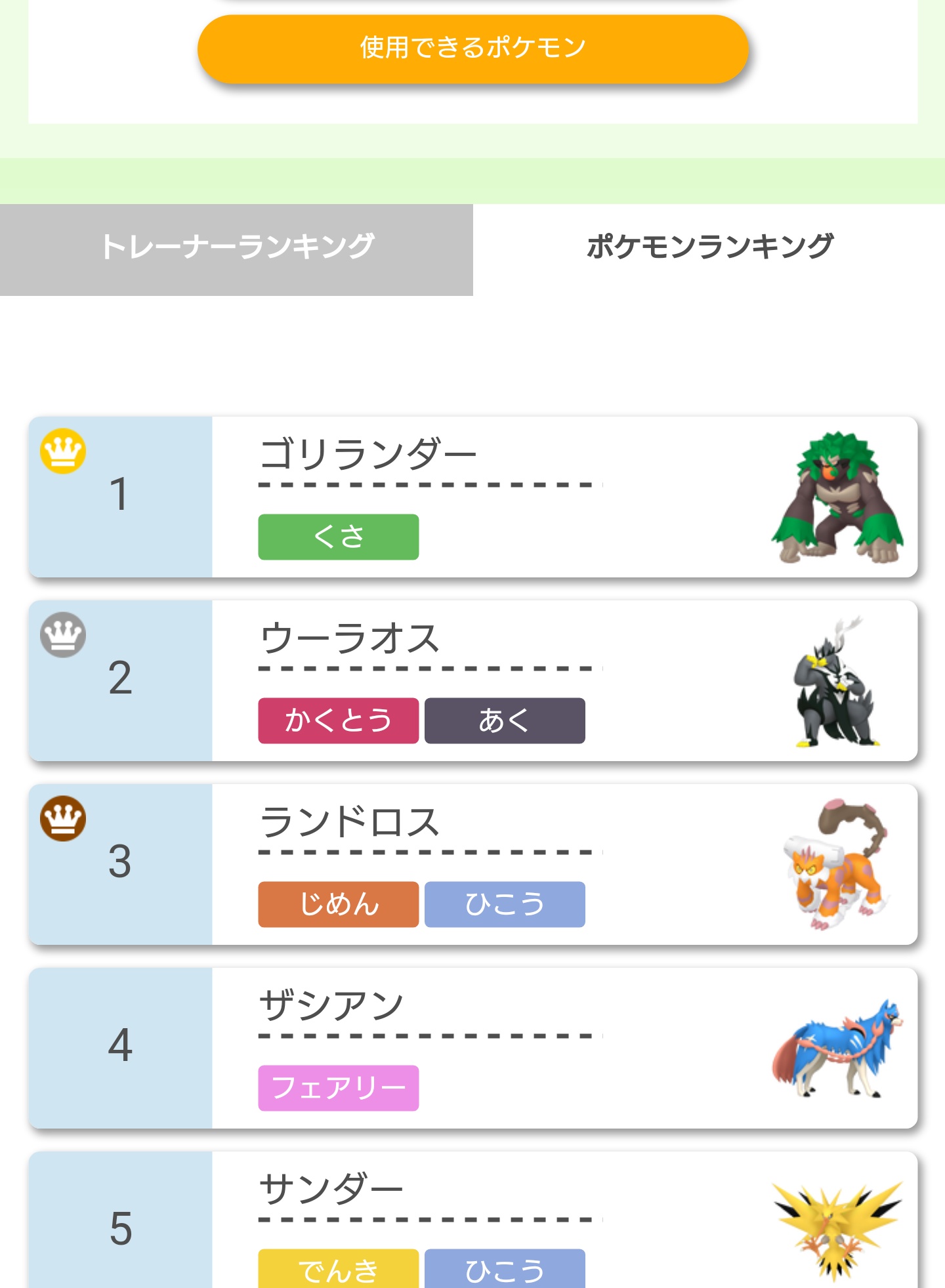 マサト いつの間にかゴリランダーが１位になってたんだけど草御三家がここまで使われるのって ポケモン対戦の歴史上初じゃない T Co Eqfiurgpm7 Twitter