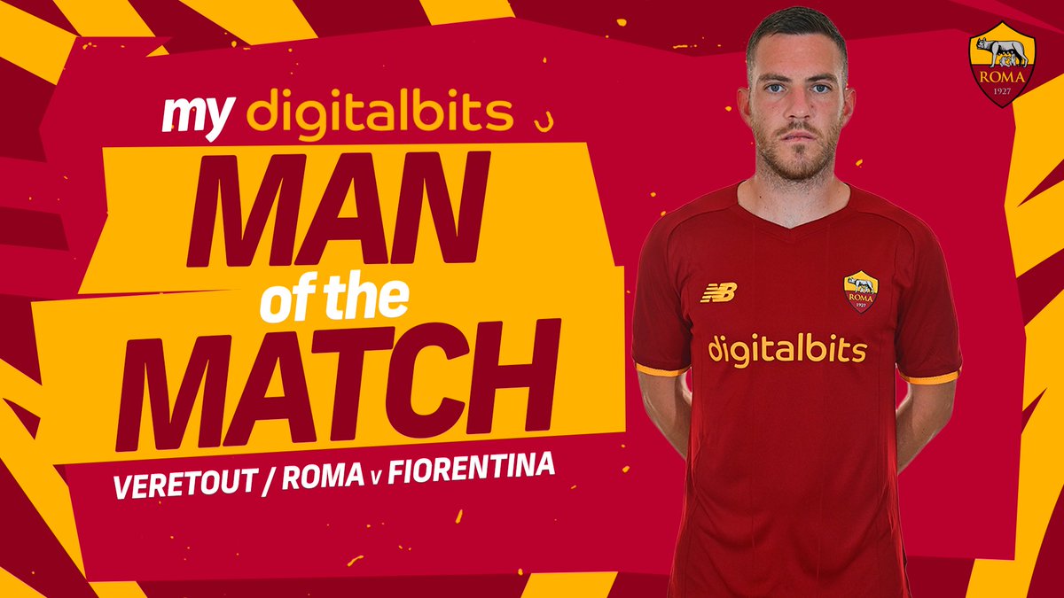 🟨 <a href="/DigitalBitsOrg/">DigitalBitsOrg</a> 𝗠𝗢𝗧𝗠 🗳🟥

🔁 Retweet if Jordan Veretout was your #ASRoma Man of the Match against Fiorentina