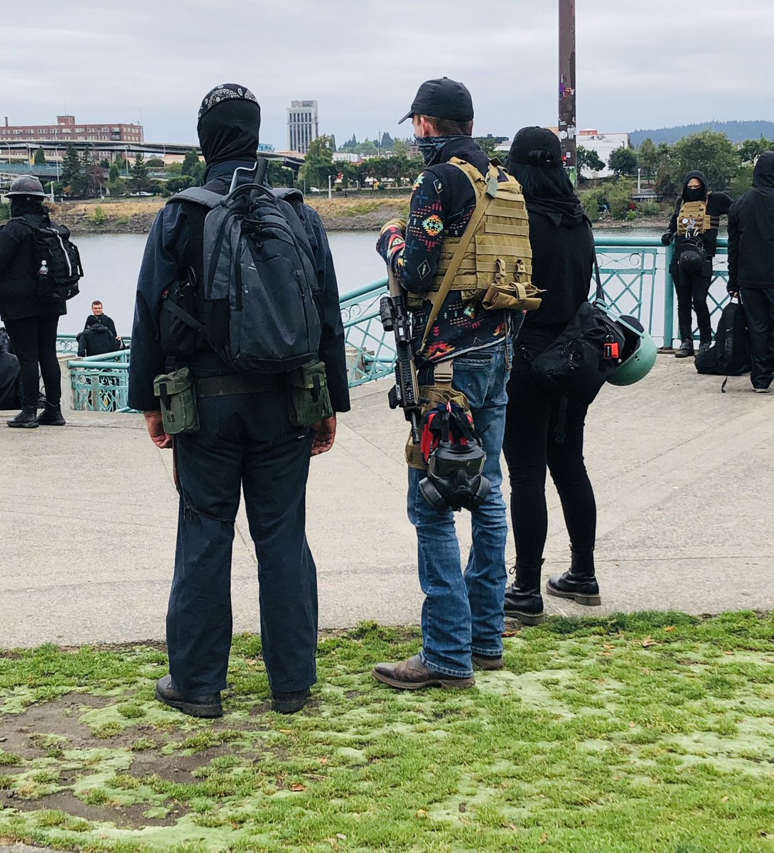 jennytyoung's tweet photo. Someone in this group is armed @KOINNews https://t.co/U1swPNOGfU