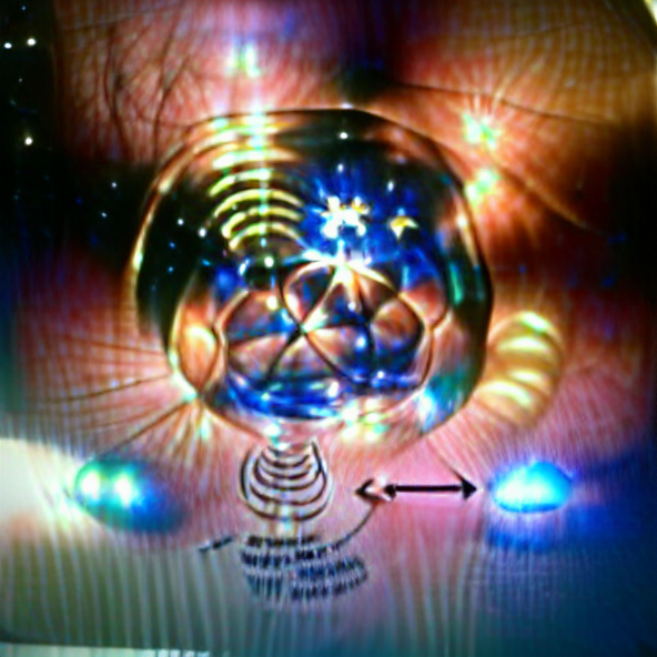 frogyellow1's tweet photo. #vqgan #aiart #machinelearning #ai #art #artificialintelligence #humanAIteam #digitalart #colab "Within the centre of the universe is a glowing orb emitting electromagnetic radiation in a repeating pattern at 2300Hz" https://t.co/klp18nihAj