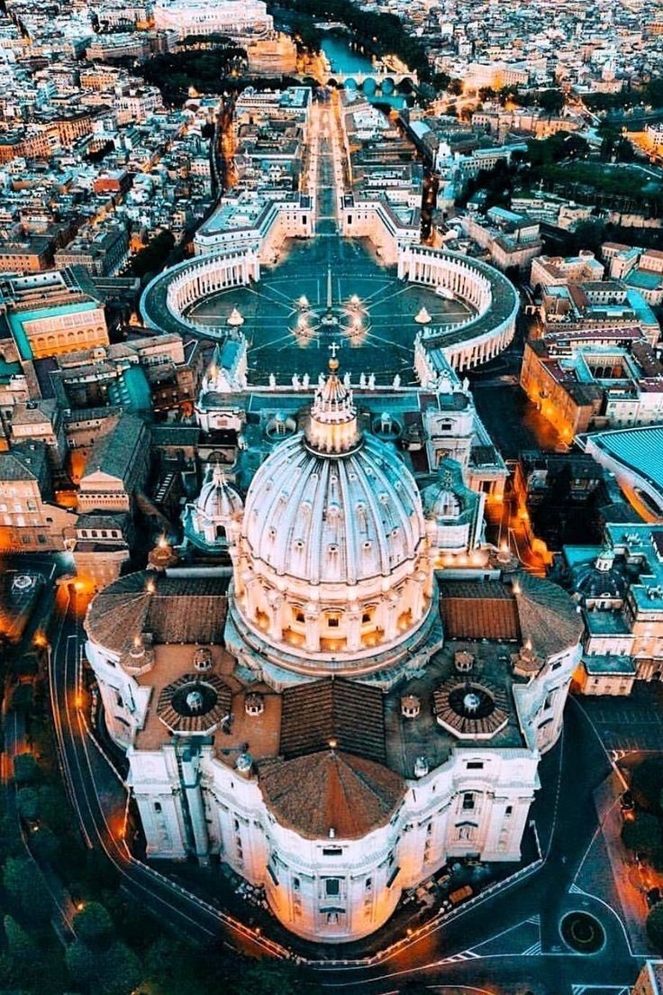 Arteymas_'s tweet image. Plaza y basílica de San Pedro del Vaticano, Roma, Italia