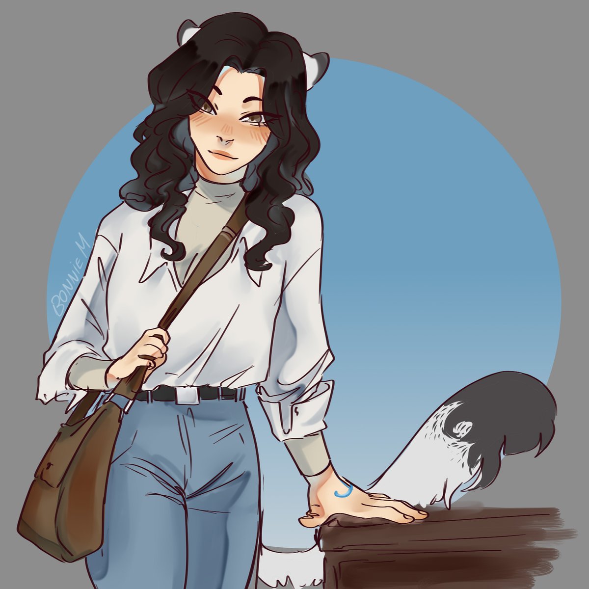 bonniem_x2's tweet photo. #NamelessWork
holi jaja tardé lo mío pero al fin me digno a dibujar a la bonita hermosa.
Se acuerdan de Edi? bueno ya cambio su nombre oficialmente a Edna (aun prefiere el Edi jaja le agarro cariño) y es profesora de preparatoria 💙 https://t.co/oJVWOsySMM