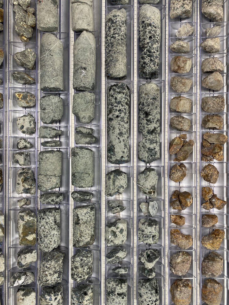On <a href="/TheJR/">the</a> , #Exp396 cores (samples from beneath the sea floor) are carefully and painstakingly curated piece by piece by <a href="/JRSO_IODP/">IODP at Texas A&M</a> curator and marine technicians for shipboard and post-expedition studies. #norwegiansea #geologyrocks