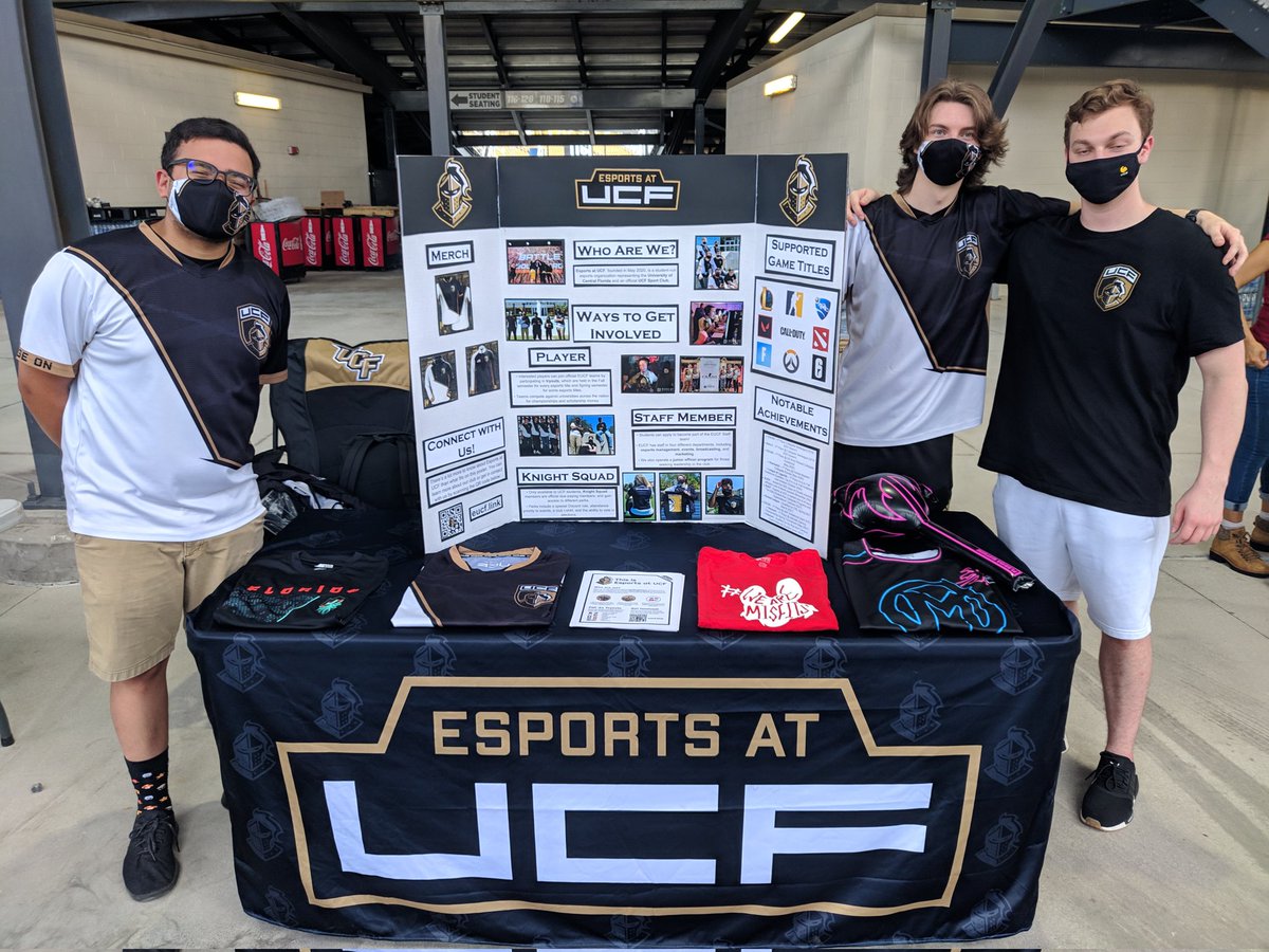 EsportsatUCF's tweet photo. It's been awesome meeting y'all so far. We'll be here for most of the evening so make sure to come by, say hello, and learn about EUCF!

🕠 5:30-8:00PM EDT
🗺️ The Bounce House https://t.co/NeJVASngtw