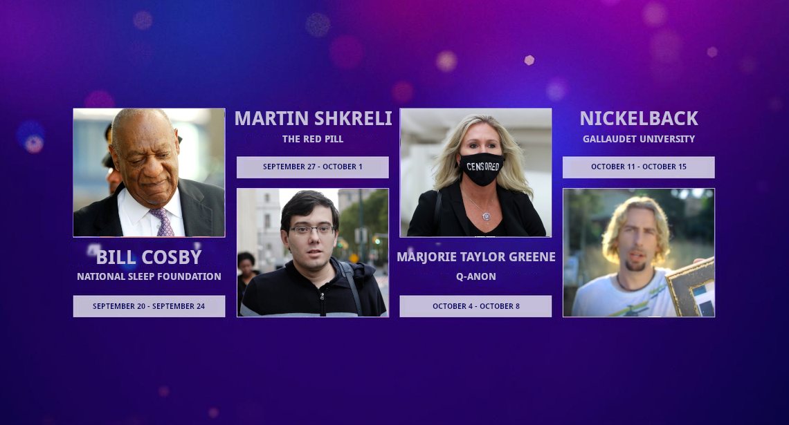 gaufqwi's tweet photo. #Jeopardy just announced their new slate of guest hosts with their charities and I'm not sure that they learned their lesson. https://t.co/652bjnWbR3