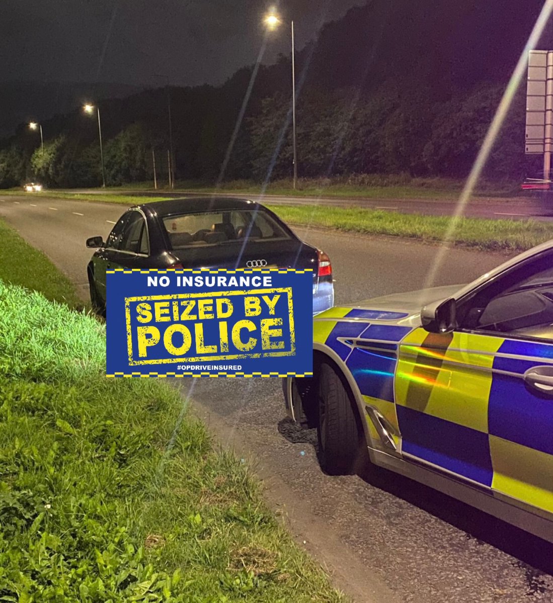 tvprp's tweet photo. The driver of this car was sent a warning letter under #OpTutelage telling them to insure their car. However, they failed to do so and were stopped on the A421 in @tvp_mk 🚓
Checks showed the driver hadn’t passed their test 😑
No insurance = NO CAR ❌
Driver reported.
#P0580 https://t.co/xoiX1gIrSa