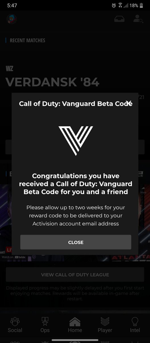 HaydenOlszewski's tweet photo. @SHGames #Vanguard. We rocking with the beta fo today. https://t.co/355kDwoYtZ