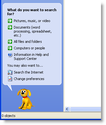 paazverhalen's tweet image. Er was een vrij breed gedragen afkeer van Clippy 😁 Ken je dat hondje nog bij de zoekfunctie van Windows Verkenner? Die kon je wegjagen 😊 #Rover #searchassistant